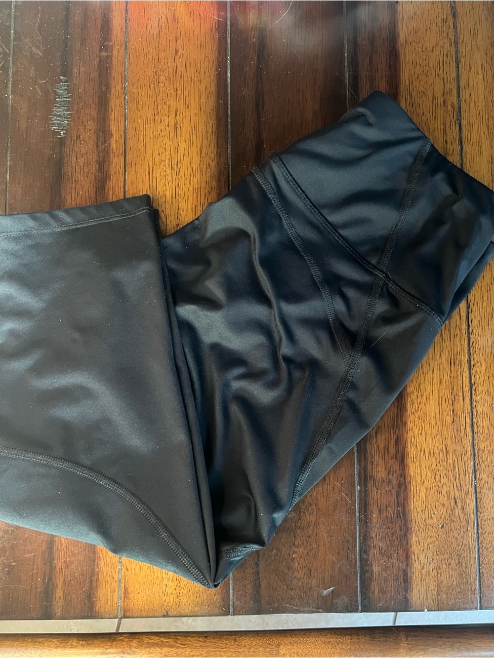 Layer 8 Black cropped athletic leggings